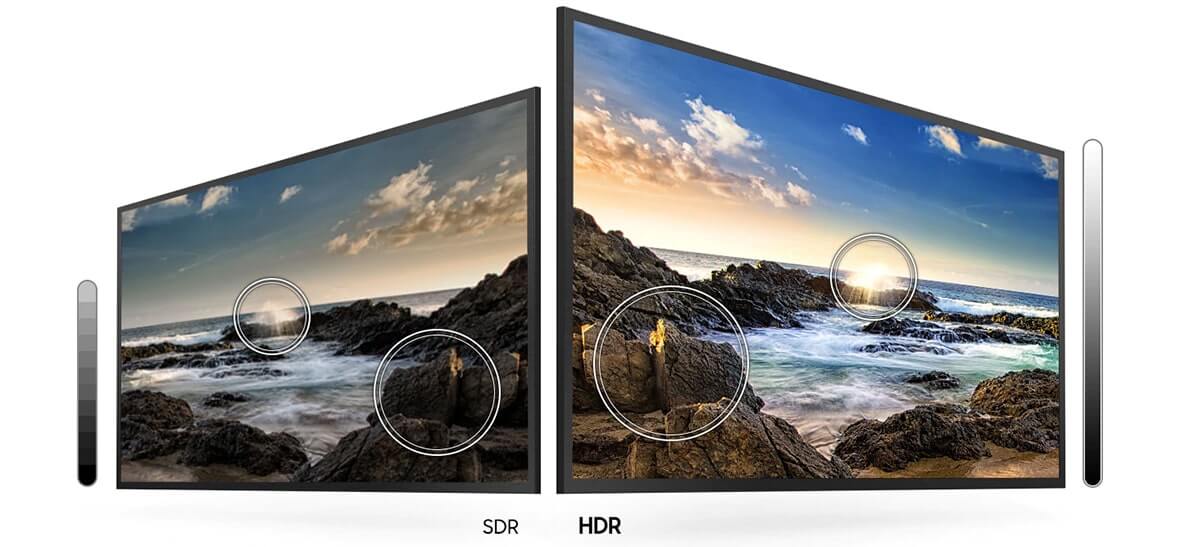 استاندارد HDR در تلویزیون 2020 سامسونگ 40T5300