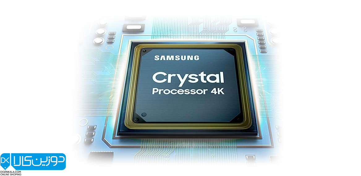 موتور پردازشگر بسیار قدرتمند 4k processor Crystal ,در این تلویزیون