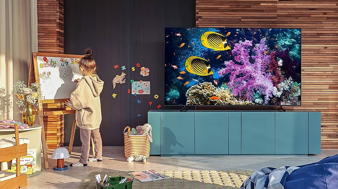 طراحی زیبا تلویزیون سامسونگ 55Q60A