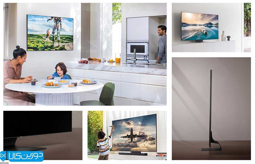 طراحی و دیزاین در تلویزیون 2020 سامسونگ 55Q90T
