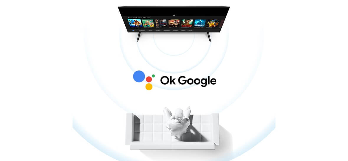 از Google Assistant برای کنترل تلویزیون 50P1 خود استفاده کنید