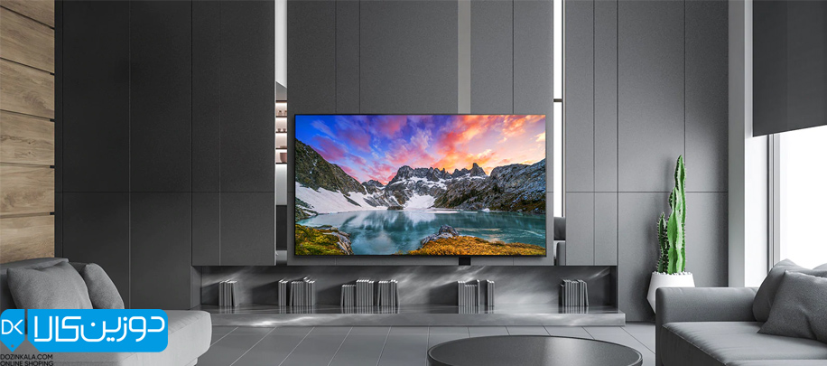 طراحی زیبا و مدرن تلویزیون 55 اینچ ال جی 55NANO906
