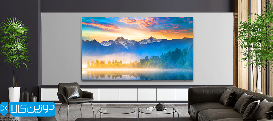 طراحی شیک و مدرن تلویزیون 65 اینچ ال جی 65NANO996